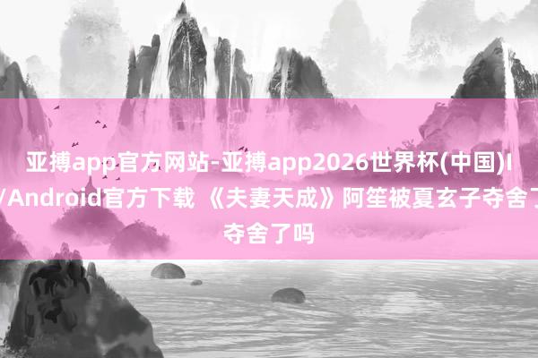 亚搏app官方网站-亚搏app2026世界杯(中国)IOS/Android官方下载 《夫妻天成》阿笙被夏玄子夺舍了吗